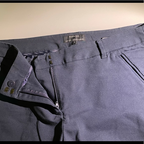 Rw&Co trousers in navy - Picture 2 of 4
